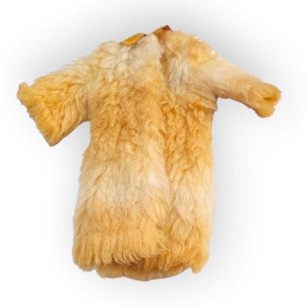 Vtg Barbie Fur Coat